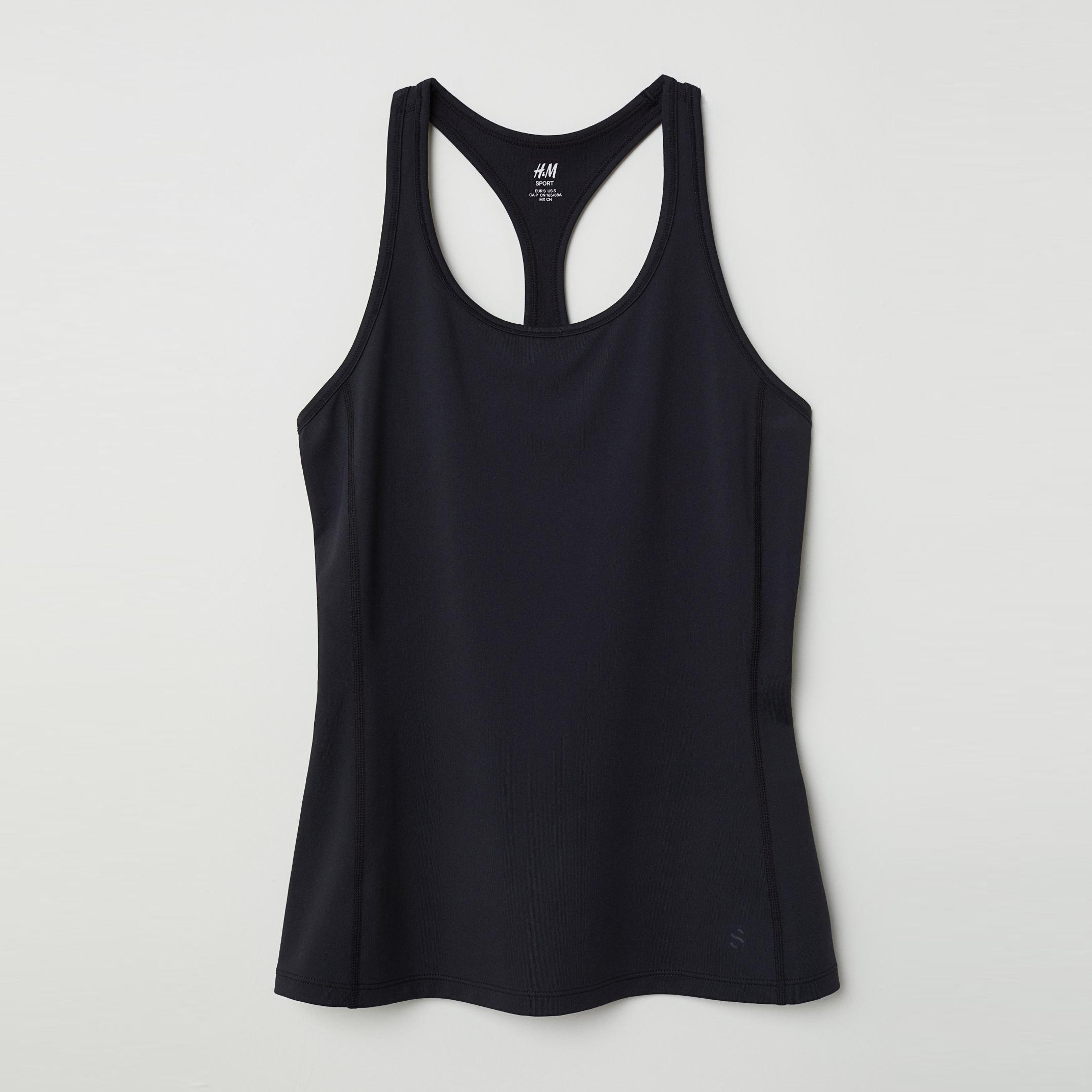 

Спортивная майка H&M 6553478-AAAD M Черная