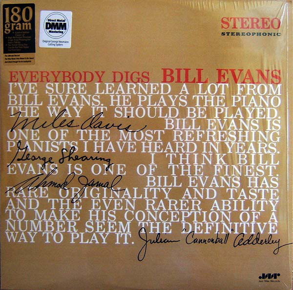 

Виниловая пластинка EVANS BILL EVERYBODY DIGS (EAN 8436006494697)