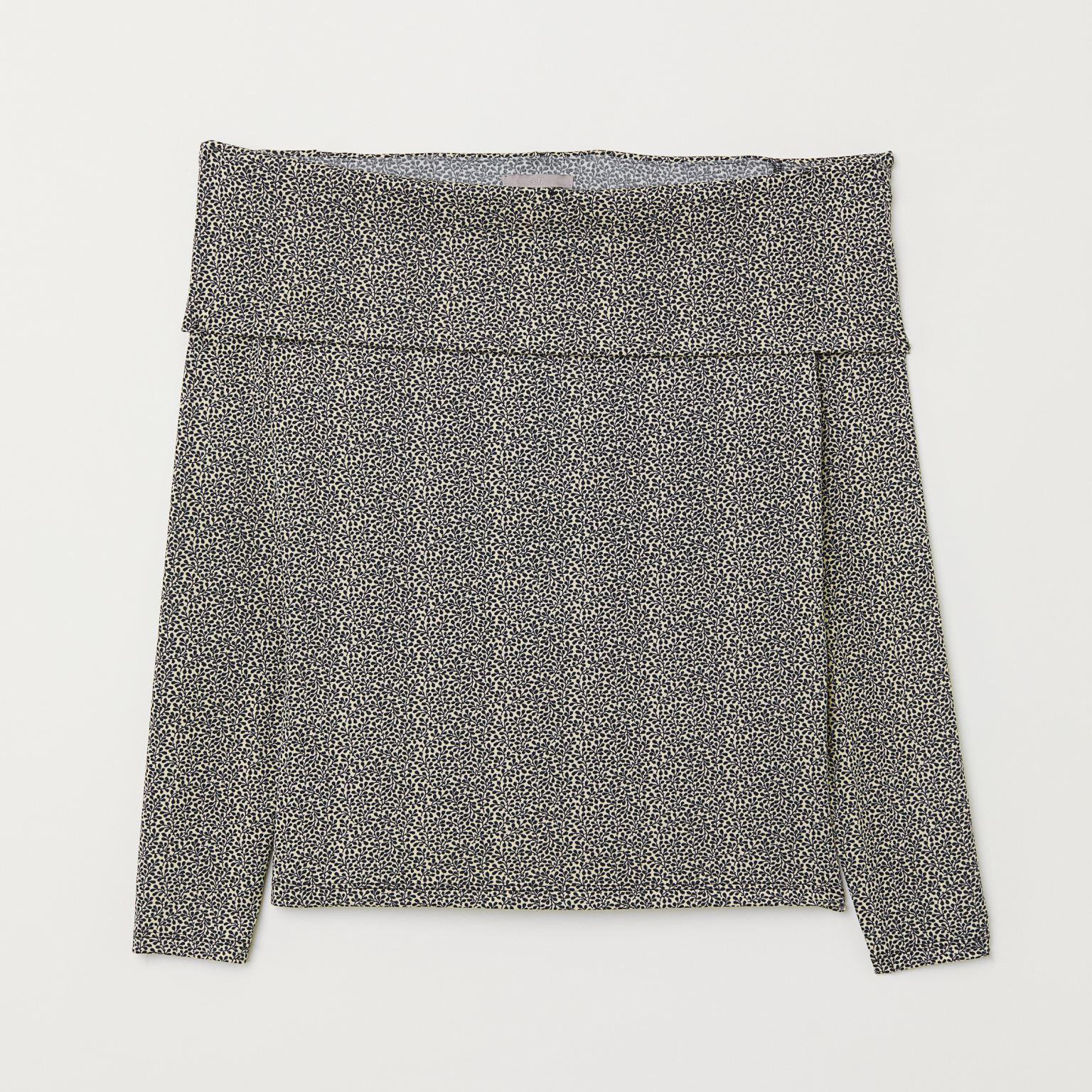 

Топ H&M 6582218-ABFP 2XL Бежевый с черным