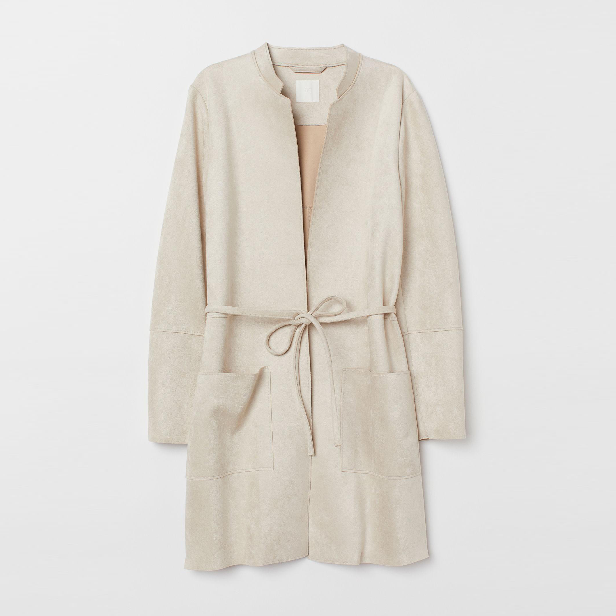 

Тренч H&M 6841059-ACWJ 44 Светло-бежевый