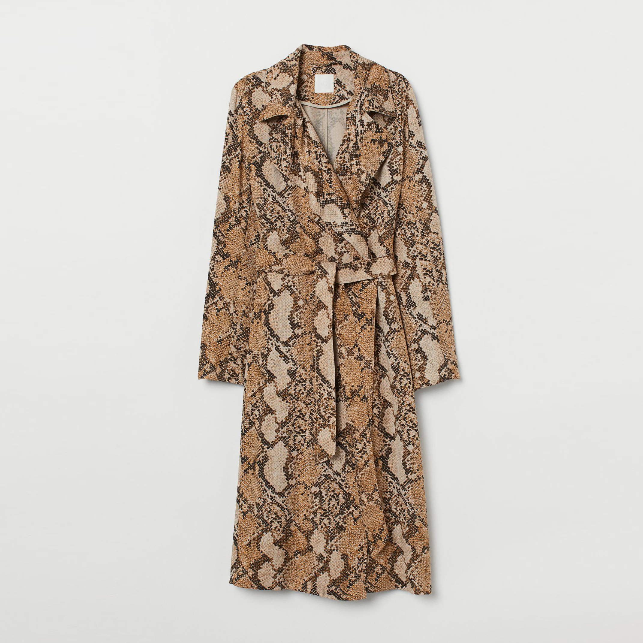 

Тренч H&M 7351529-AEIW 34 Бежевый с черным
