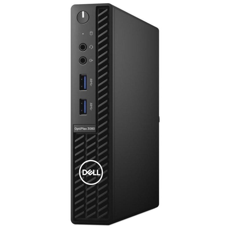 

Персональный компьютер Dell OptiPlex 3080 Micro (N012O3080MFF); Intel Core i3-10100T (3.0 - 3.8 ГГц) / RAM 8 ГБ / SSD 256 ГБ / Intel HD Graphics 630 / без ОП / LAN / Wi-Fi / Bluetooth / Windows 10 Pro / черный / клавиатура + мышь