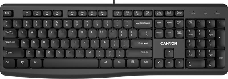 

Клавиатура Canyon CNE-CKEY5-RU Black