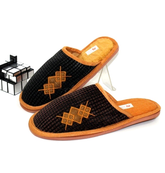 

Мужские комнатные тапочки Comfort Slippers-38-тапок 41/42 24.0см коричневый
