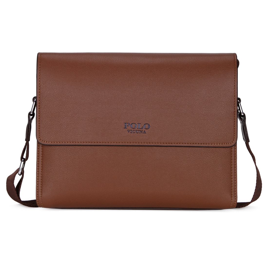 

Повседневная мужская сумка через плечо Polo Vicuna Коричневая (8822-4-BR)