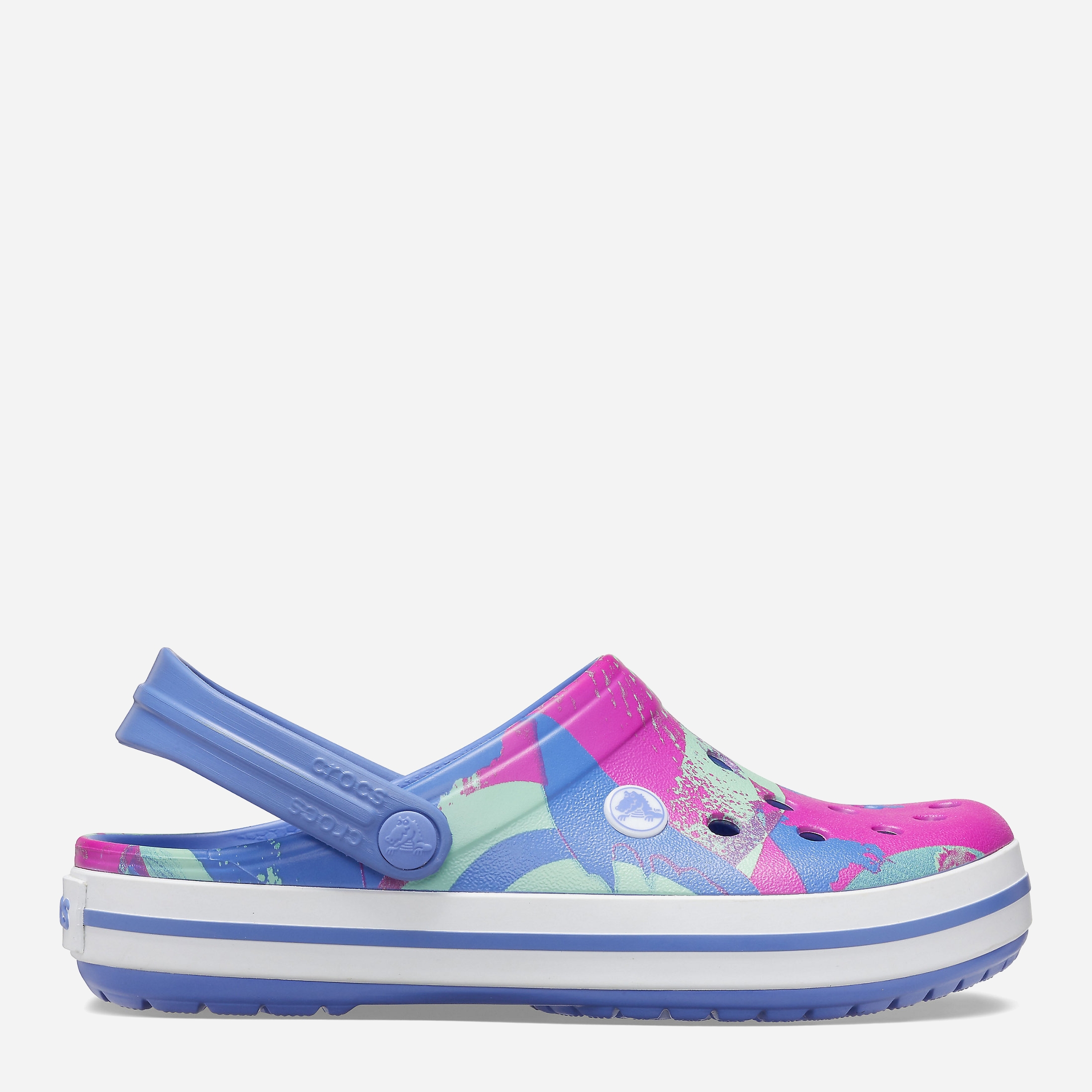 

Сабо Crocs Crocband Ombreblock Clog 206593-4RV-M5/W7 37-38 22.9 см Голубые