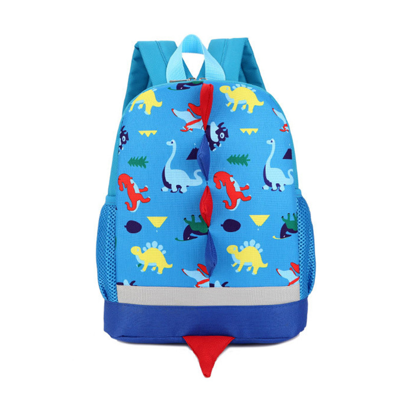 

Детский рюкзак Lesko 1780 Blue Dinosaur дошкольный для прогулок мальчиков