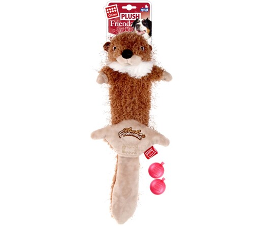

Игрушка для собак бобер с двумя сменными пищалками BRONZEDOG GIGWI PLUSH FRIENDZ 63 см Bronzedog BGL-BND-2558