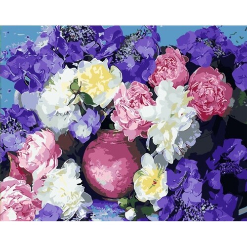

Картина по номерам Dreamtoys Пионы и гортензия 40 x 50 см Dreamtoys BGL-DTS-467