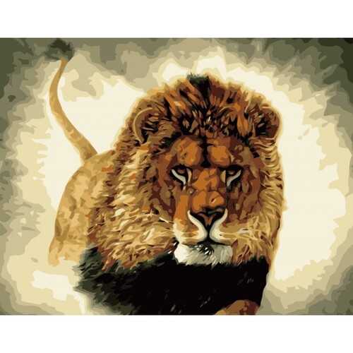 

Картина по номерам Dreamtoys Царь зверей 40 x 50 см Dreamtoys BGL-DTS-521