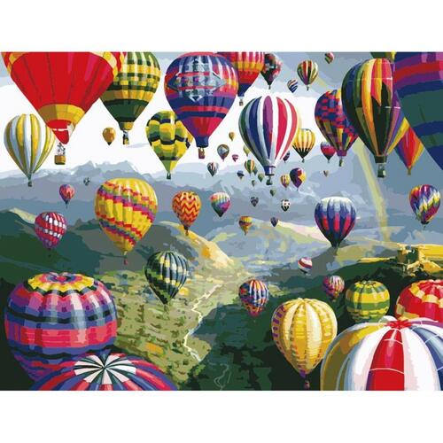 

Картина по номерам Dreamtoys Воздушные шары 40 x 50 см Dreamtoys BGL-DTS-389