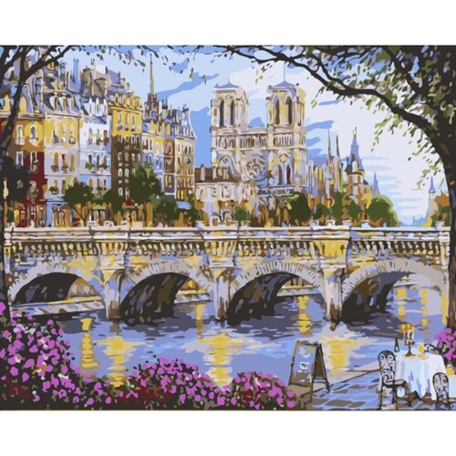 

Картина по номерам Dreamtoys Париж вид на собор 40 x 50 см Dreamtoys BGL-DTS-463