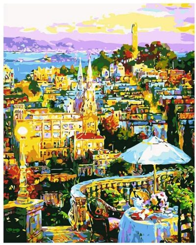 

Картина по номерам Dreamtoys Город у моря 40 x 50 см Dreamtoys BGL-DTS-394