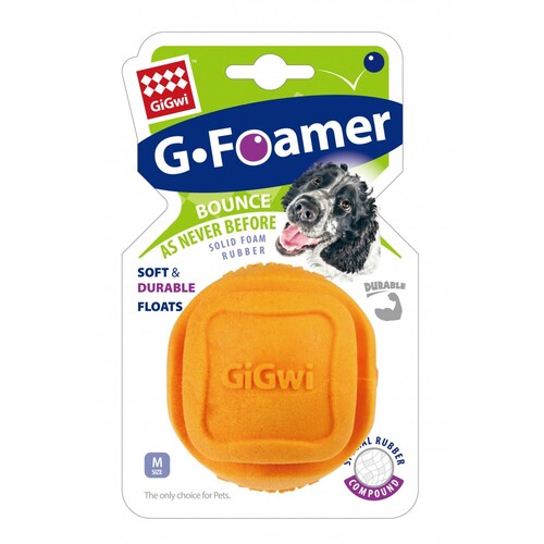 

Игрушка для собак мяч оранжевый BRONZEDOG GIGWI FOAMER Ø 7 см Bronzedog BGL-BND-2510