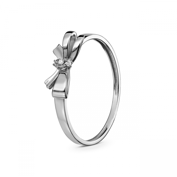 

Золота каблучка з діамантами - км0040