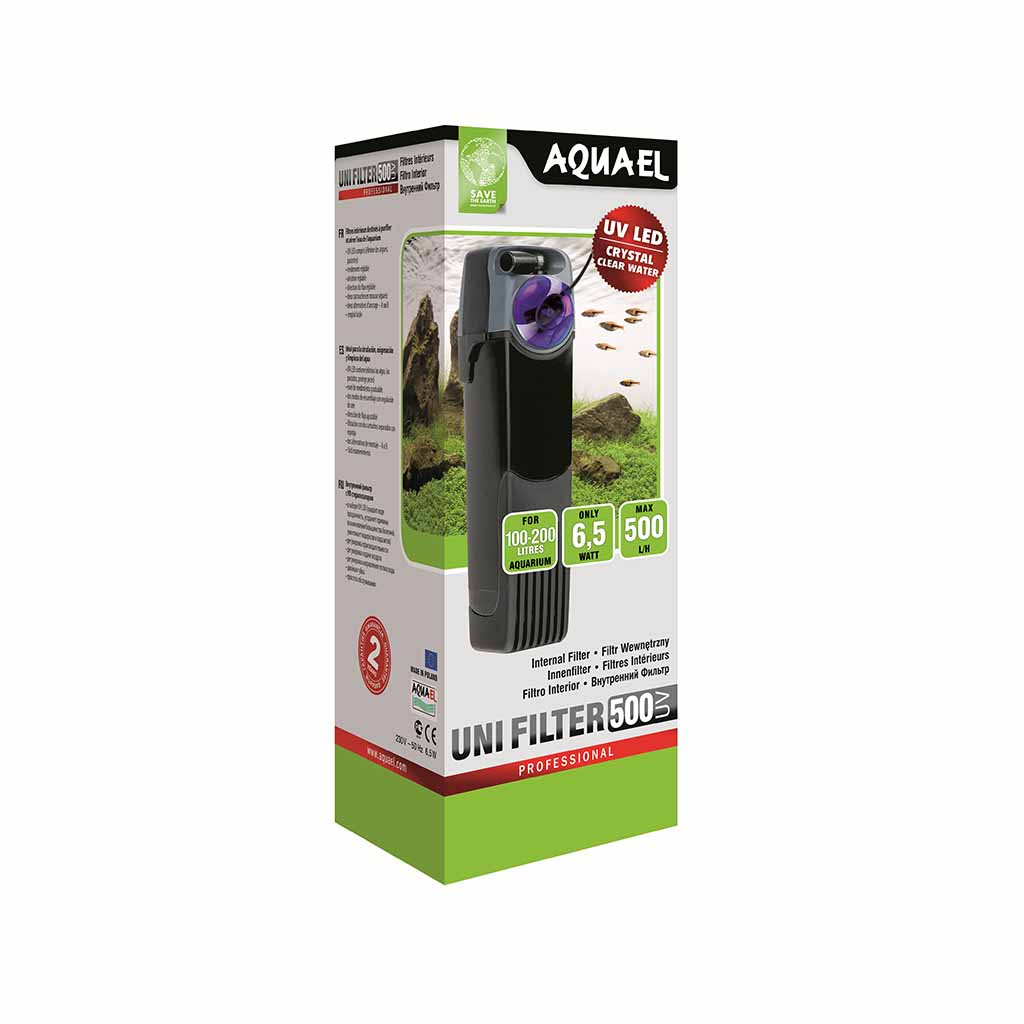 

Внутренний фильтр для аквариума UNIFILTER 500 UV AQUAEL Aquael BGL-AE-121