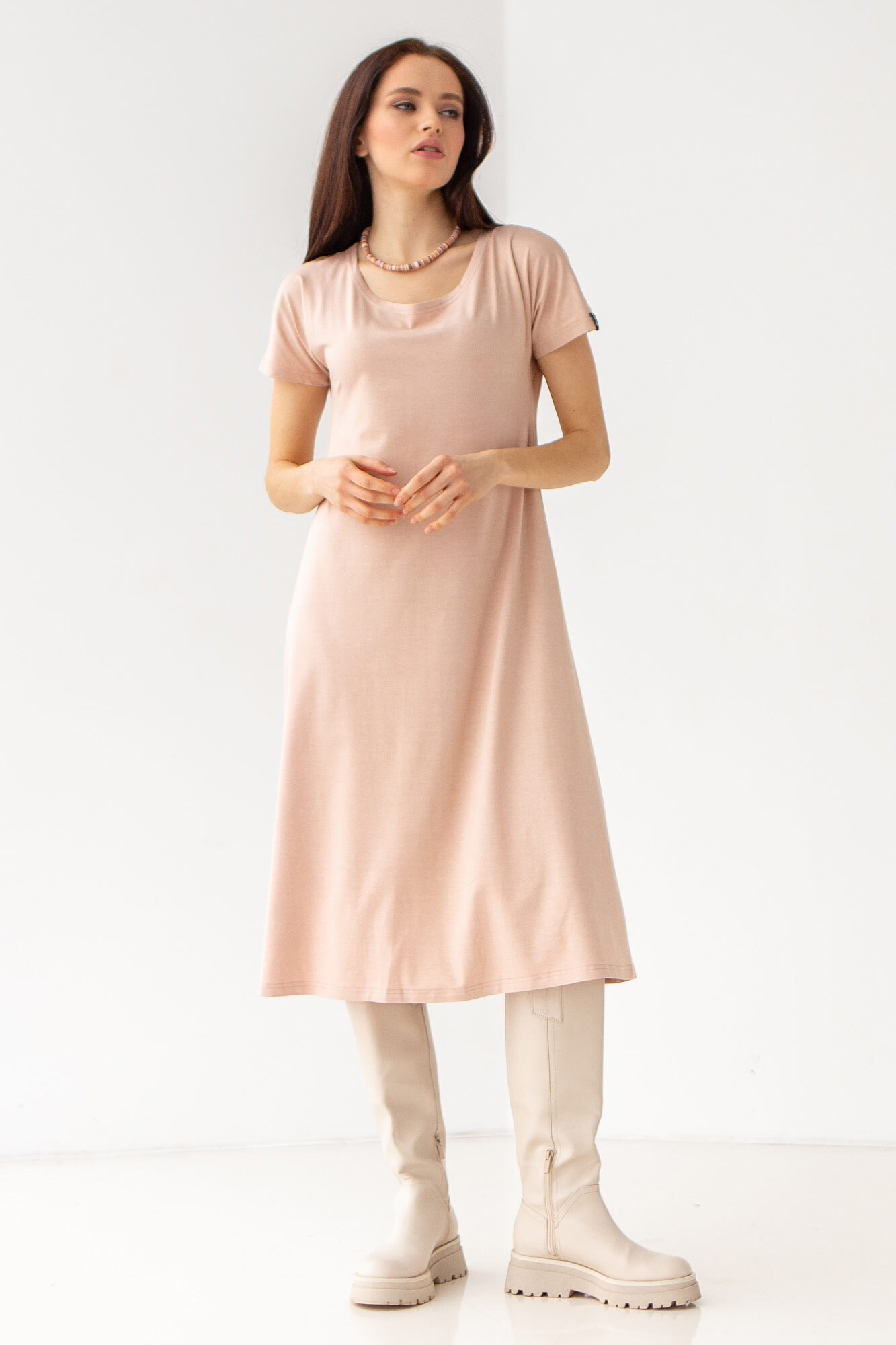 

Платье Garne LUIZA L/XL Бежевый