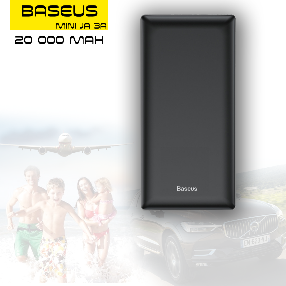 

Портативная Батарея Baseus Mini JA 3A 20000mAh УМБ Павербак для смартфона Портативное универсальное зарядное устройство для телефона гаджетов