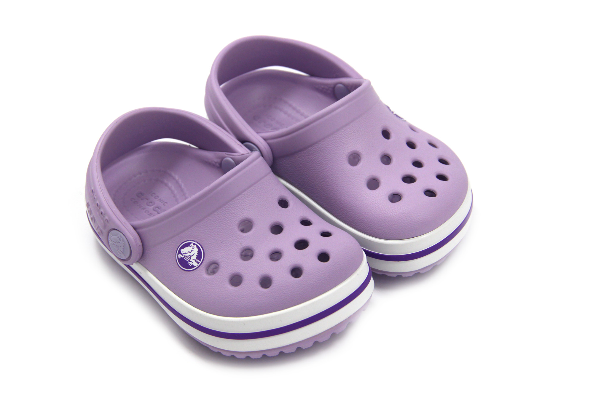 

Сабо для девочек crocs Сиреневый 19-20 #9930
