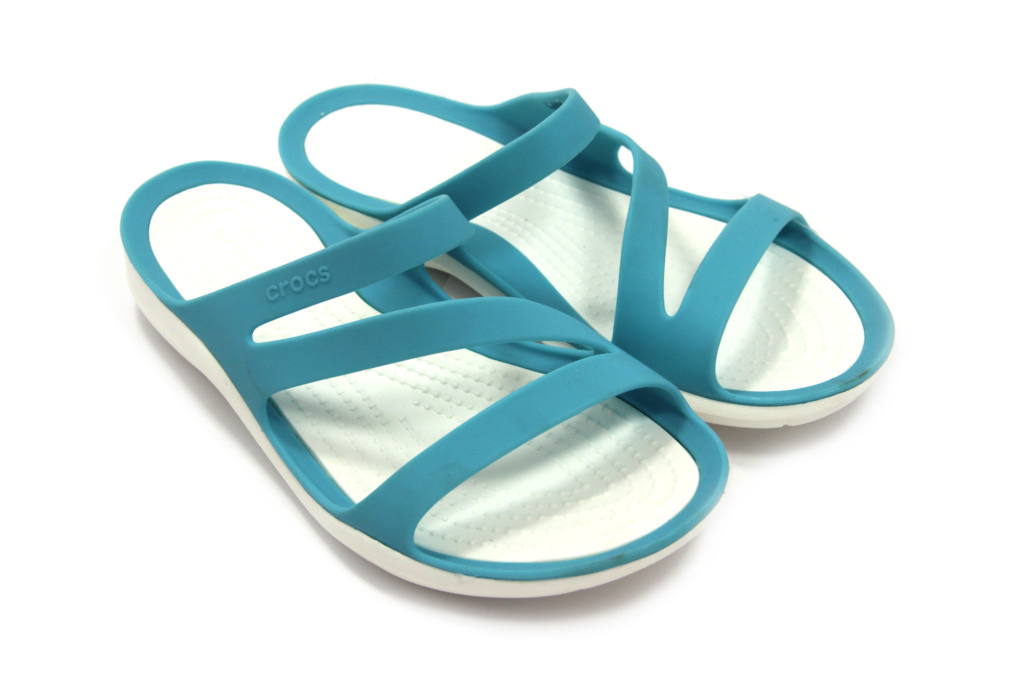 

Шлепанцы для девочек crocs Бирюзовый 34-35 #9826