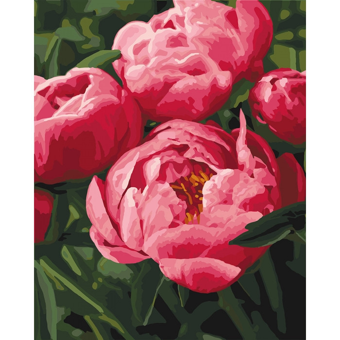 

Картина по номерам Идейка Любимые цветы KHO3049