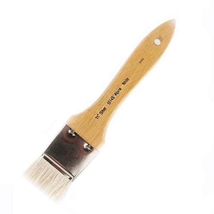 

Кисть Alpin White Silver Brush hake 5514s №1-1/2" (40мм)