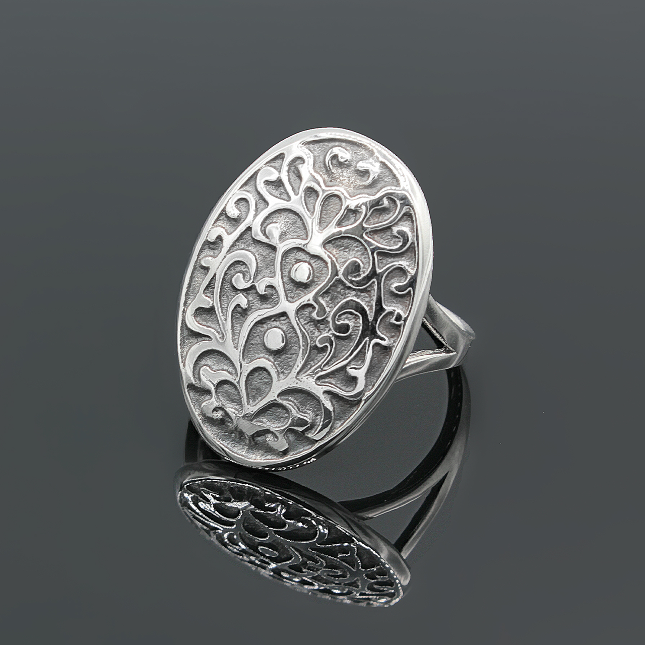 

Серебряное кольцо Вечность 20