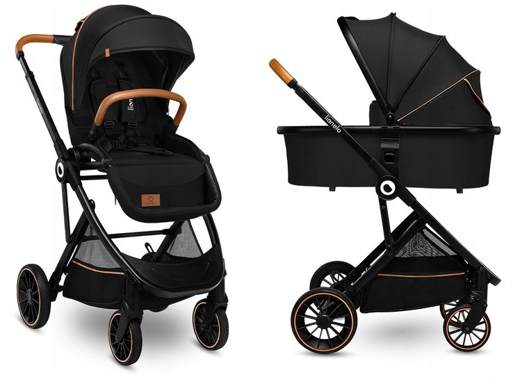 

Универсальная коляска 2в1 Lionelo RIYA Back Onyx