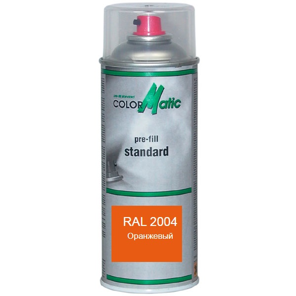 

Аэрозольная акриловая краска RAL 2004 (оранжевый) Mobihel (RAL 2004)