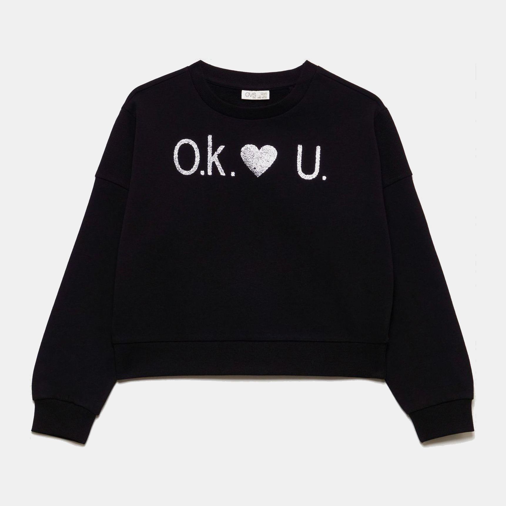 

Свитшот OVS 1162648 158 см Black