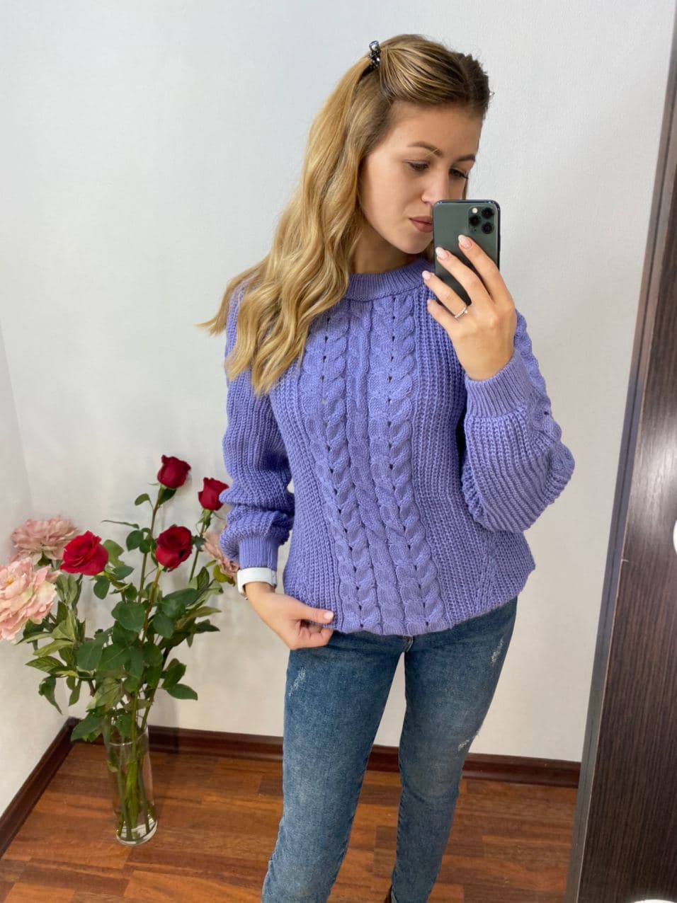 

Fashions • Женский свитер Janice Fashions 48 сирень (1005-нс)