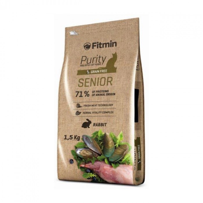 

Сухой корм для кошек старше 8 лет Fitmin Purity Senior 1,5 кг