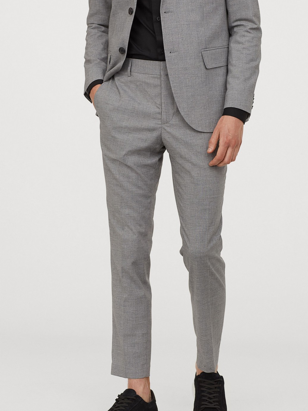 

Брюки H&M 0714032_01 52 Светло-серые