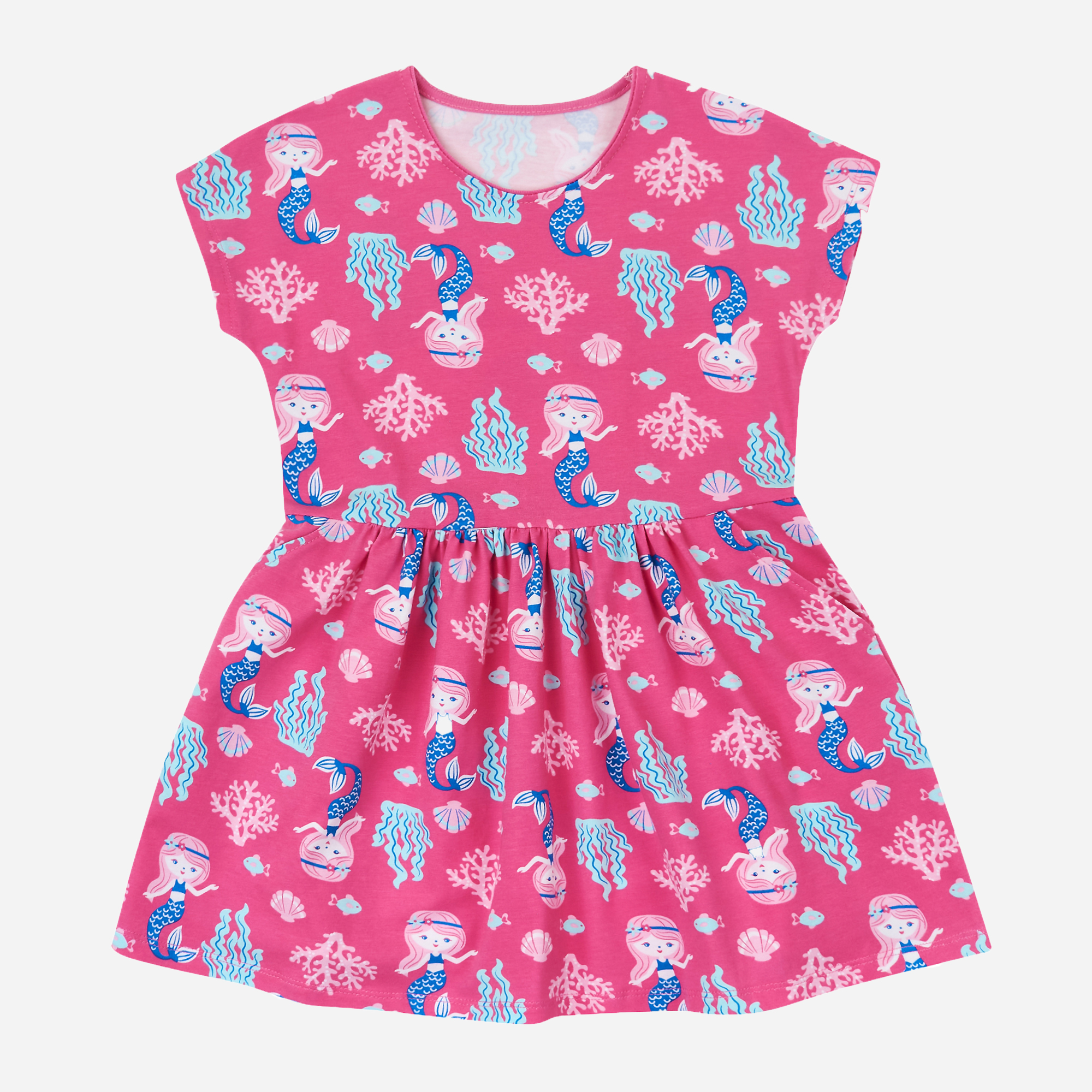Акція на Дитяча літня сукня для дівчинки UA16 15СК124 2-293 122 см Малинове (фуксія) від Rozetka