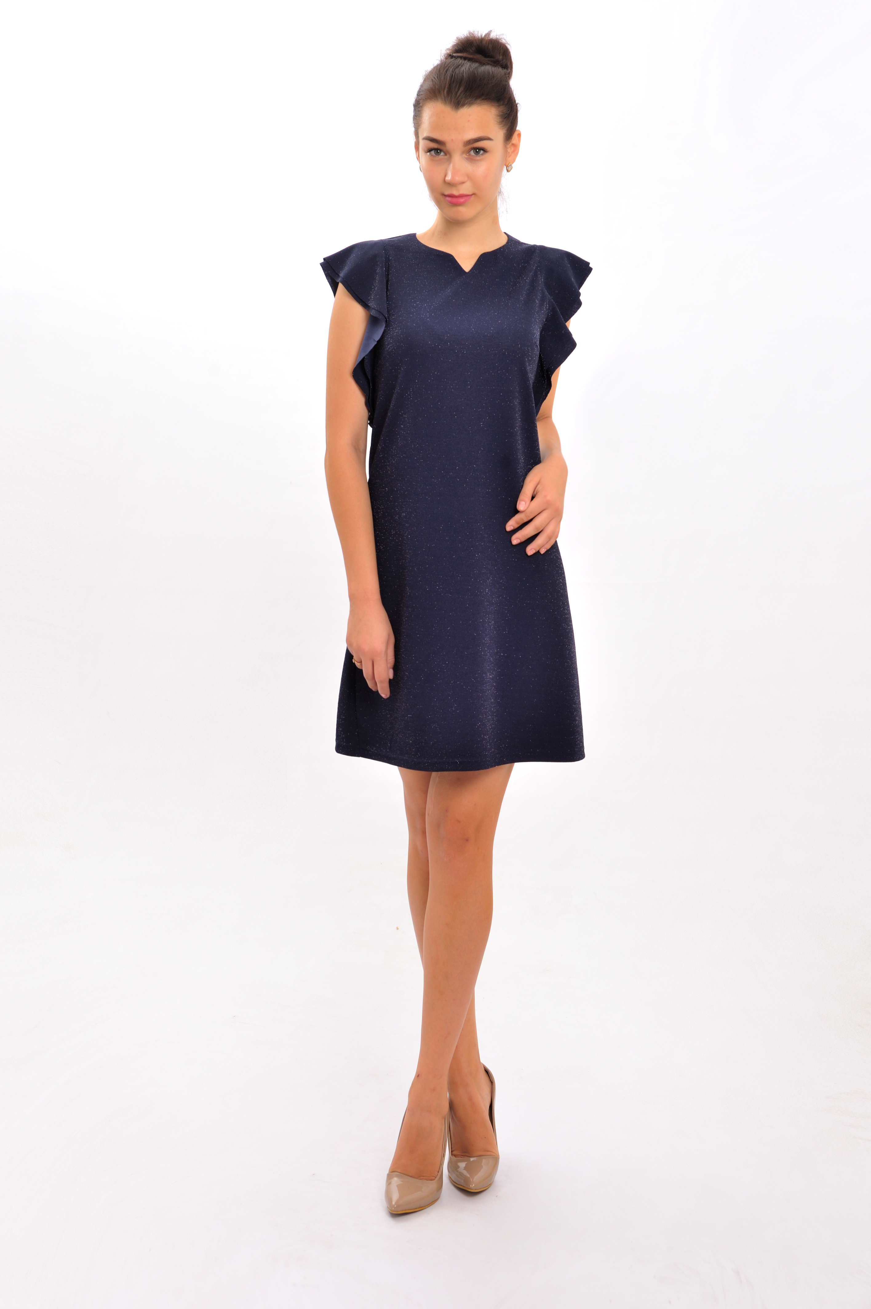 

Платье Wear me с воланами на плечах XS Синий 2w/29/75