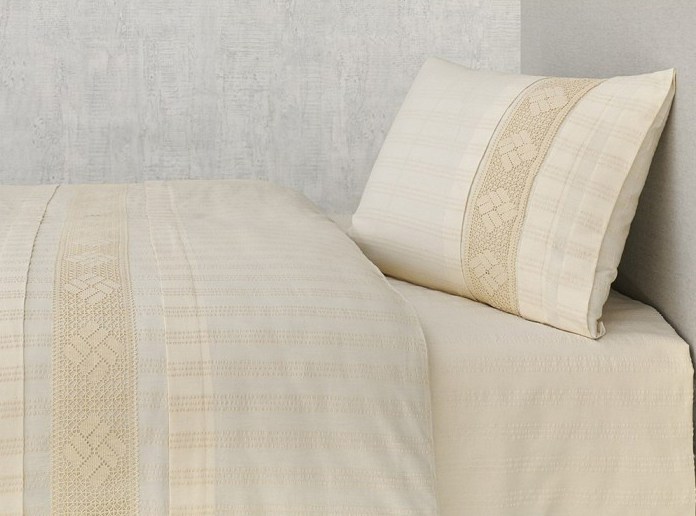 

Постельное белье Buldans Nazende cream крем King Size (svt-2000022272117)