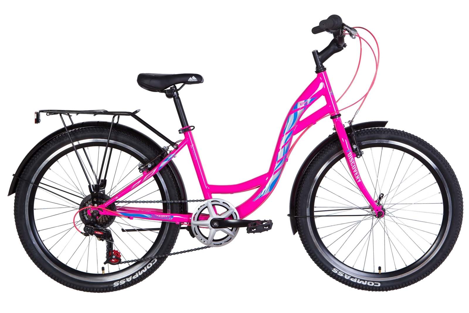 

Велосипед 24" Discovery KIWI 2021 (малиновый) Discovery OPS-DIS-24-257