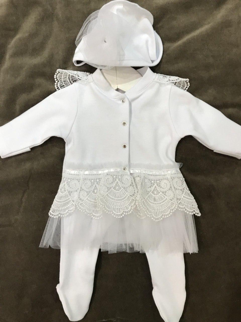 

Костюм на выписку Pusha Sofia White 54 см