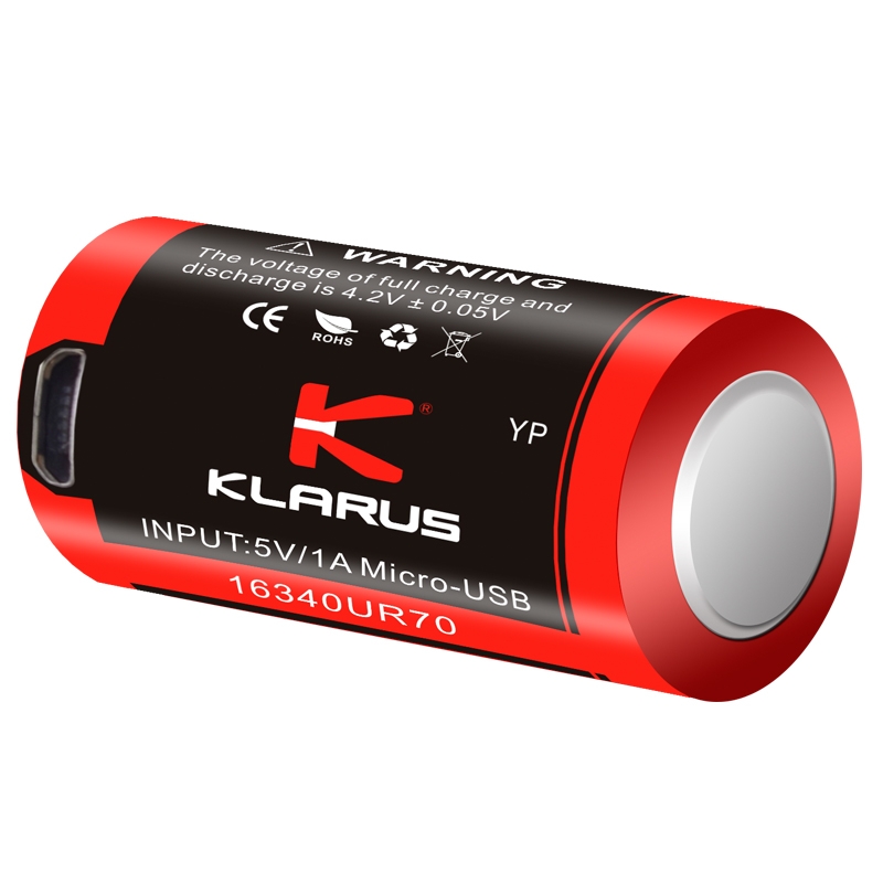 

Аккумулятор Klarus "16340UR" * KLR-16340UR