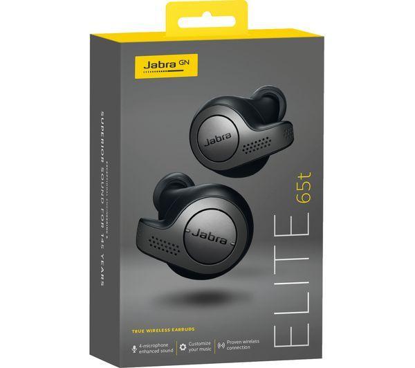 

Наушники TWS JABRA Elite 65t Titanium Black