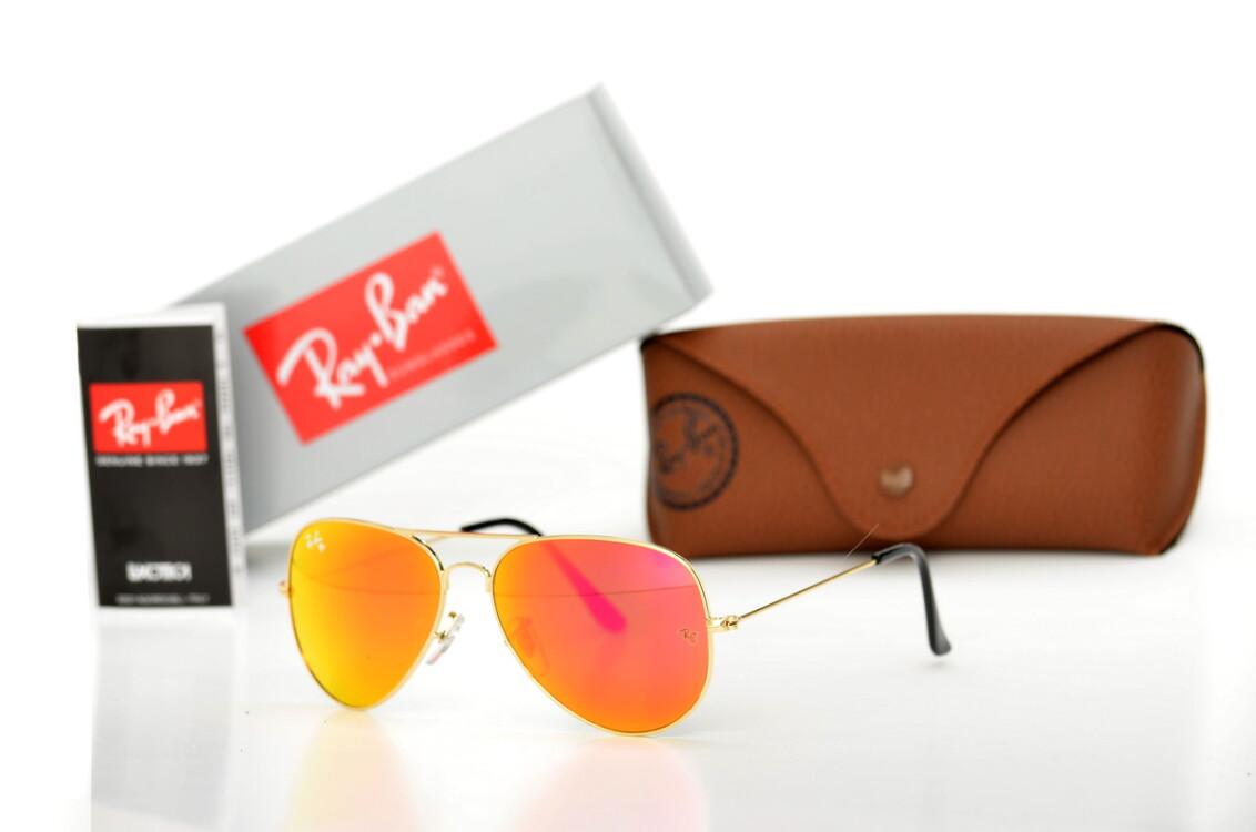 

Мужские солнцезащитные очки с линзами из минерального стекла Ray Ban 3025D-fg