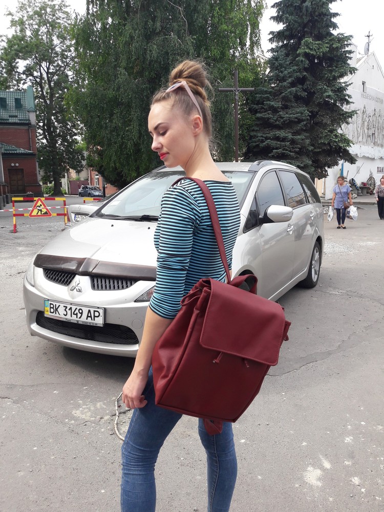 

Жіночий рюкзак Sambag Loft BA бордо
