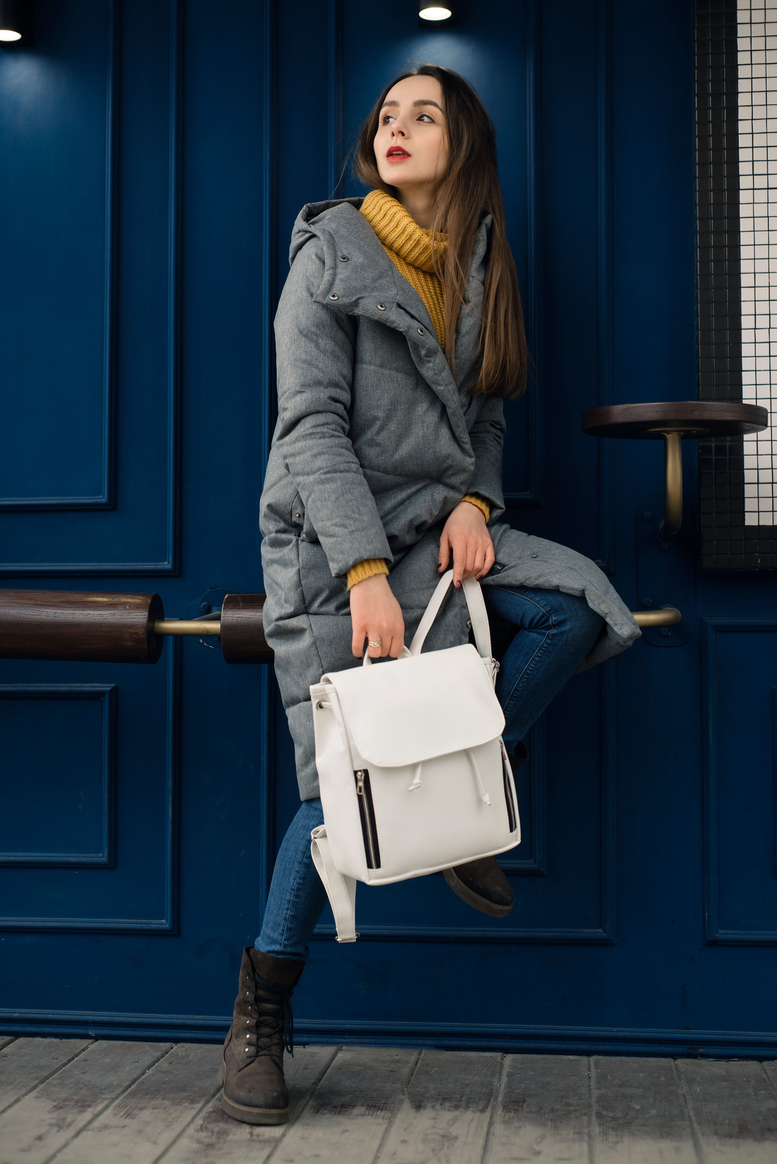

Рюкзак Sambag Loft MET білий
