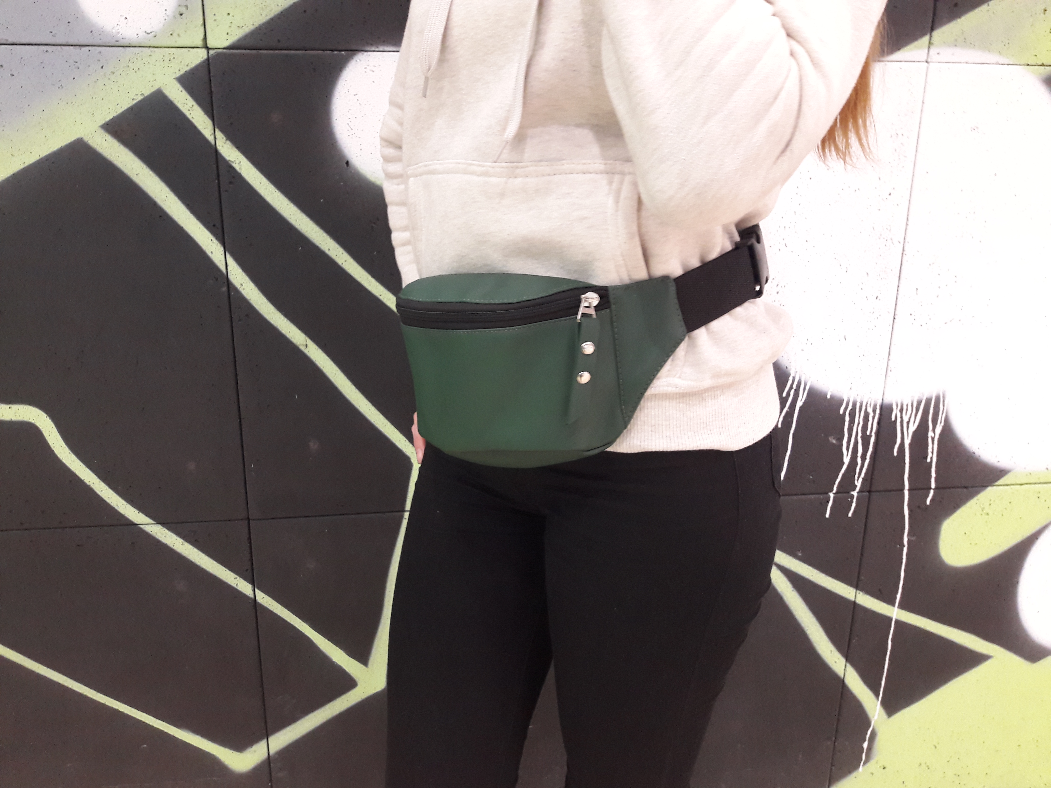 

Сумка на пояс бананка Sambag Tirso MEH зелена