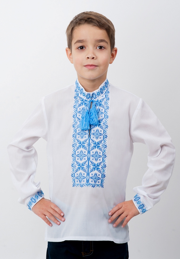 

Детская вышиванка Vyshyvanka 158 Белая 4413