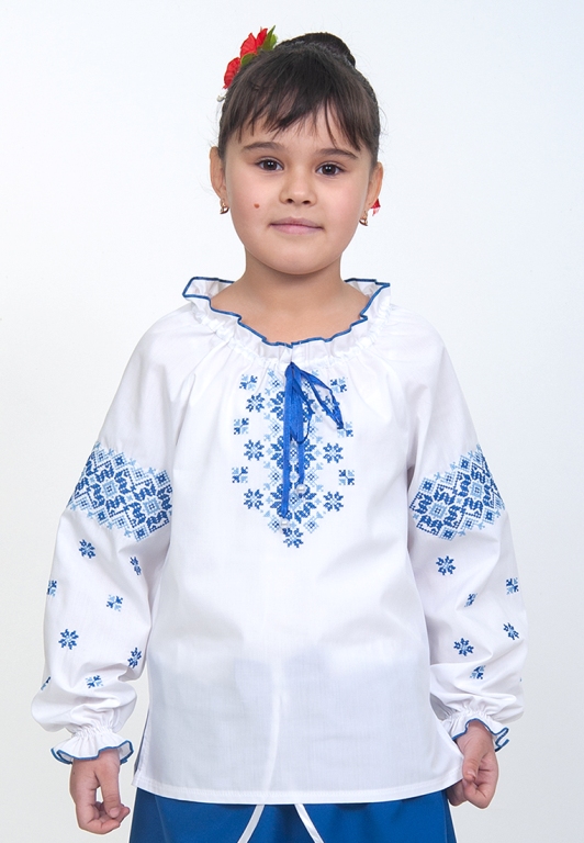 

Детская вышиванка Vyshyvanka 110 Белая 4324