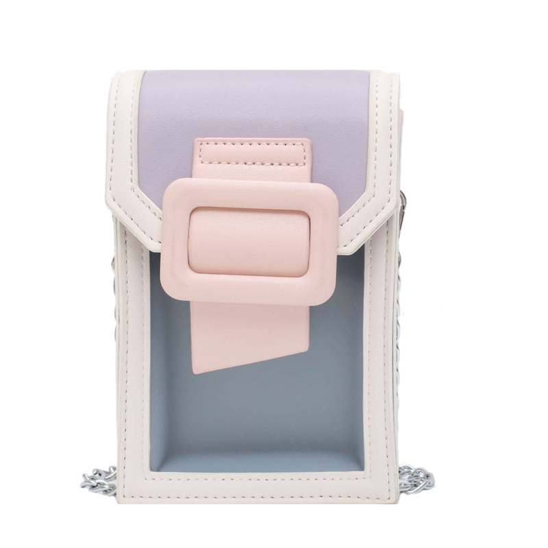 

Сумка женская crossbody Pink buckle Berni Fashion Молочный