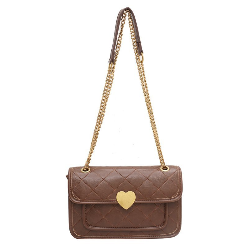 

Сумка жіноча messenger Brown heart Berni Fashion Коричневий