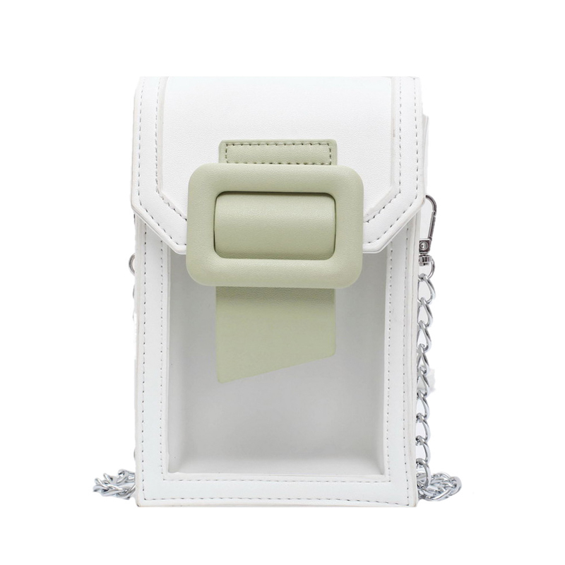 

Сумка женская crossbody White buckle Berni Fashion Белый