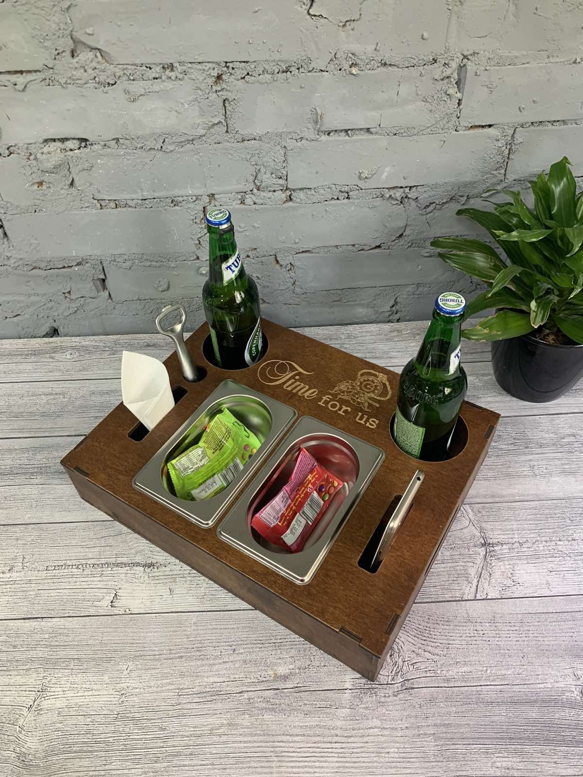 

Поднос пивной для мужчин Pick Wood с персонализацией (014B30039/4)